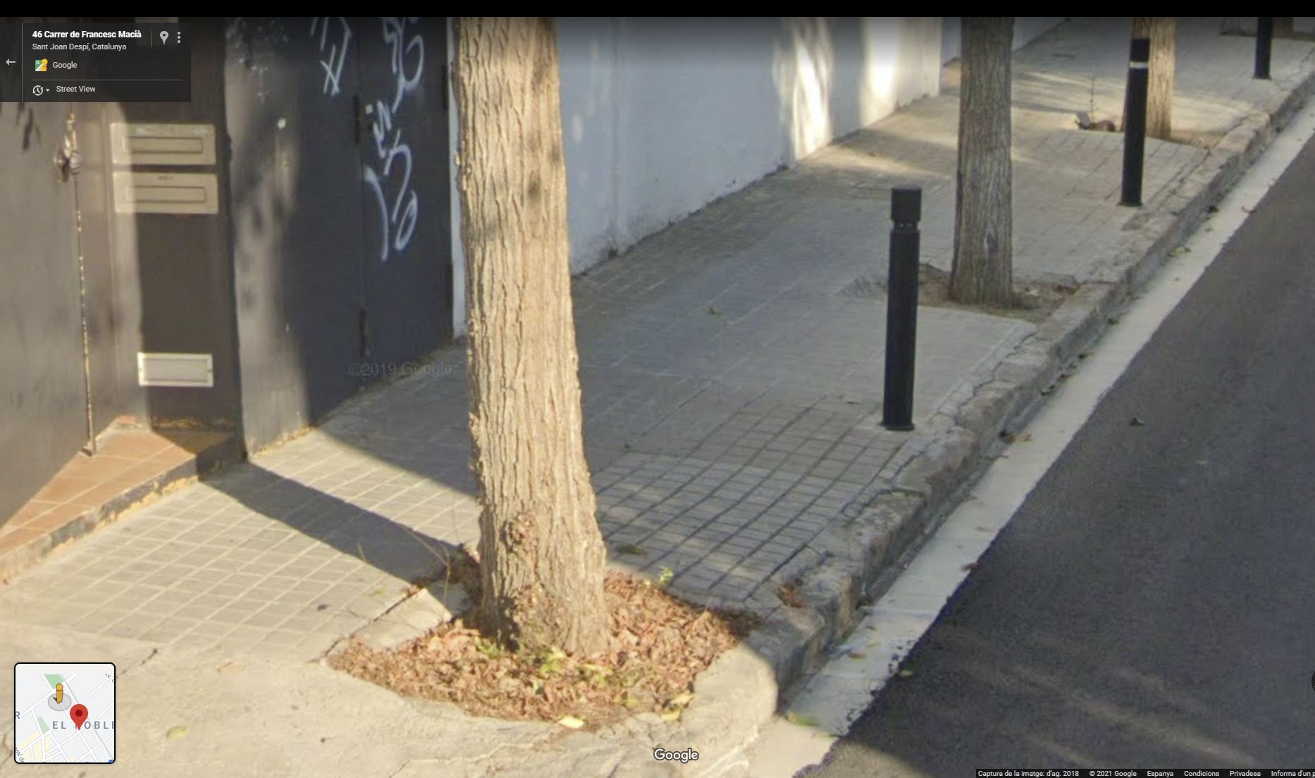 Imagen para los medios: Actualizar i arreglar voreres C/Francesc Macià