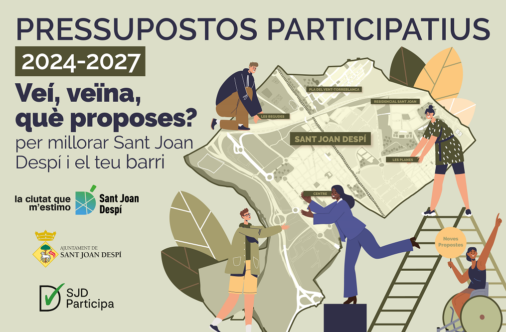 Imagen para los medios: Pressupuestos participativos Sant Joan Despí 2024-2027